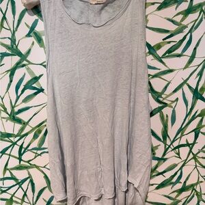 Lovestitch Soft Gray Sleeveless Top